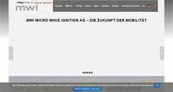 Desktop Screenshot of mwi-ag.com